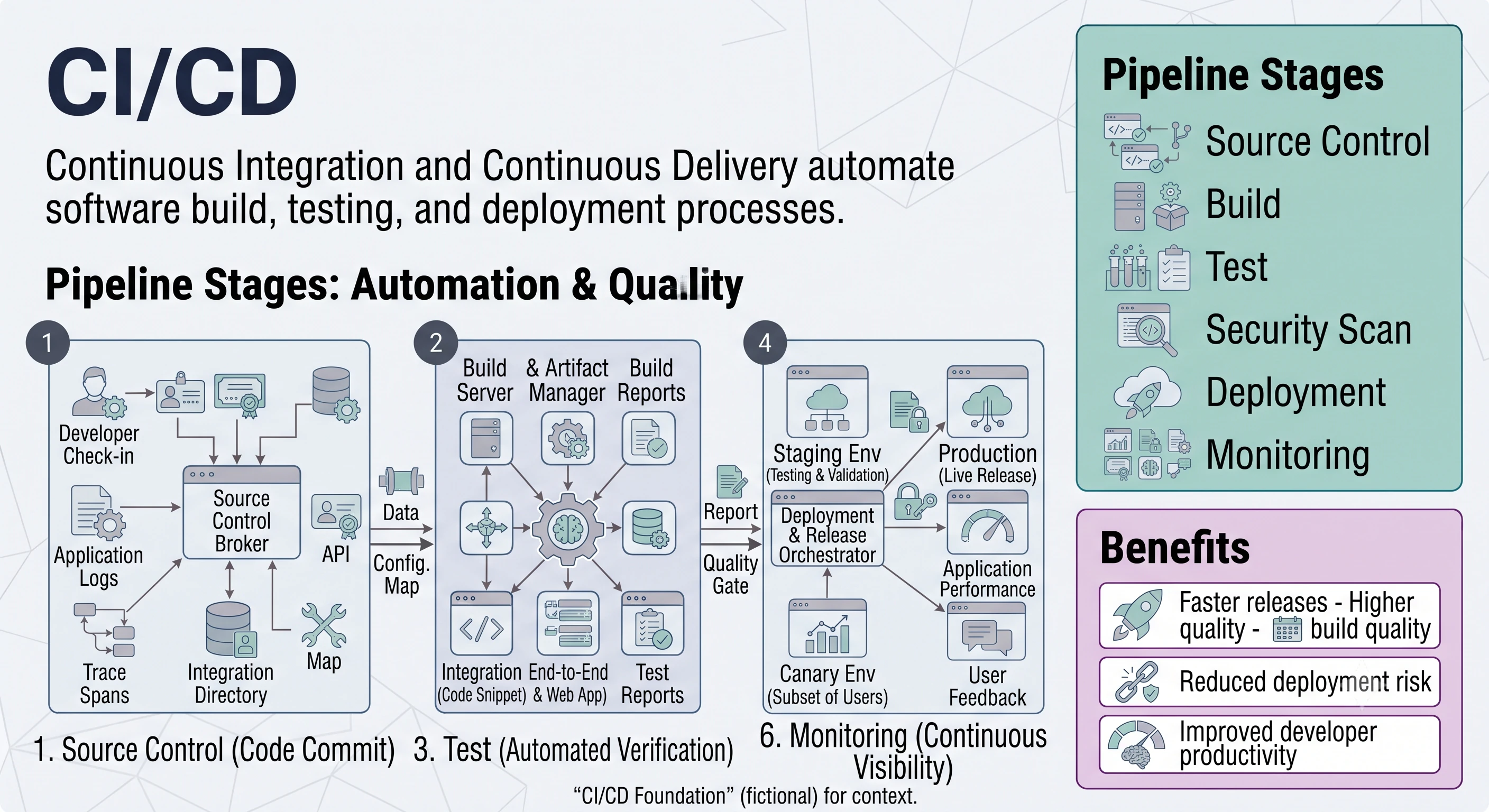 CI/CD architecture diagram