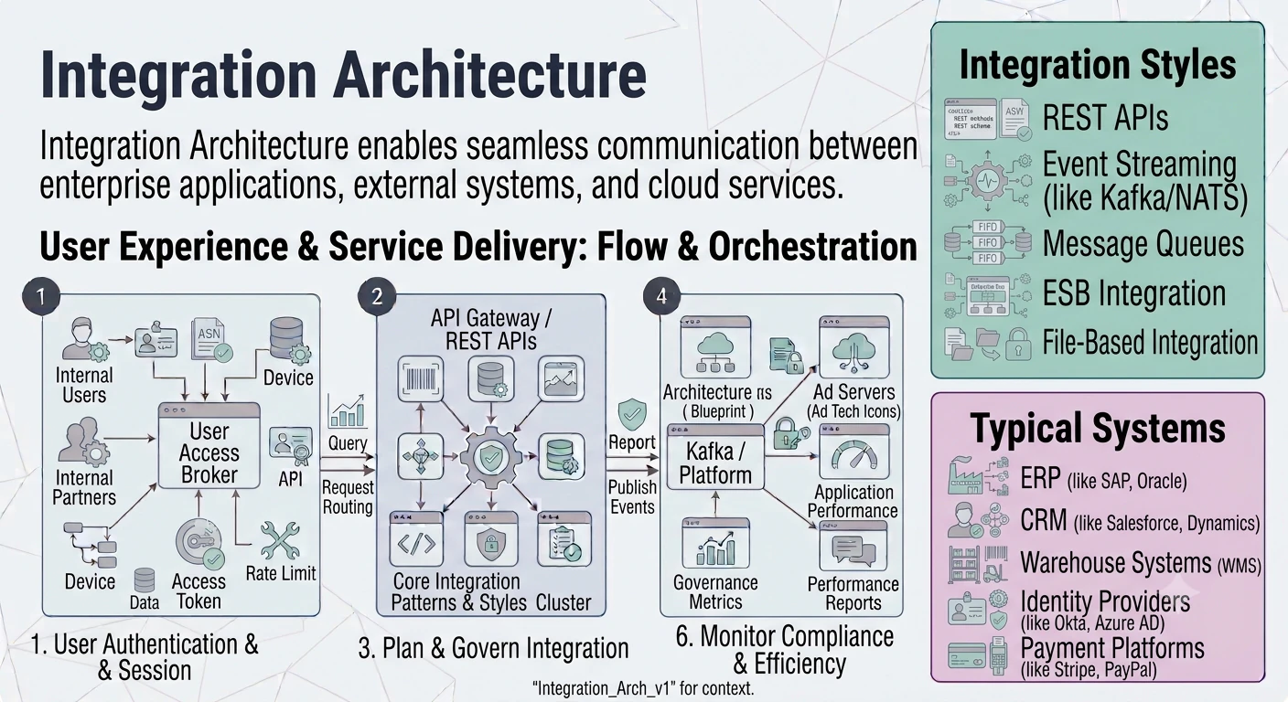 Integration architecture diagram