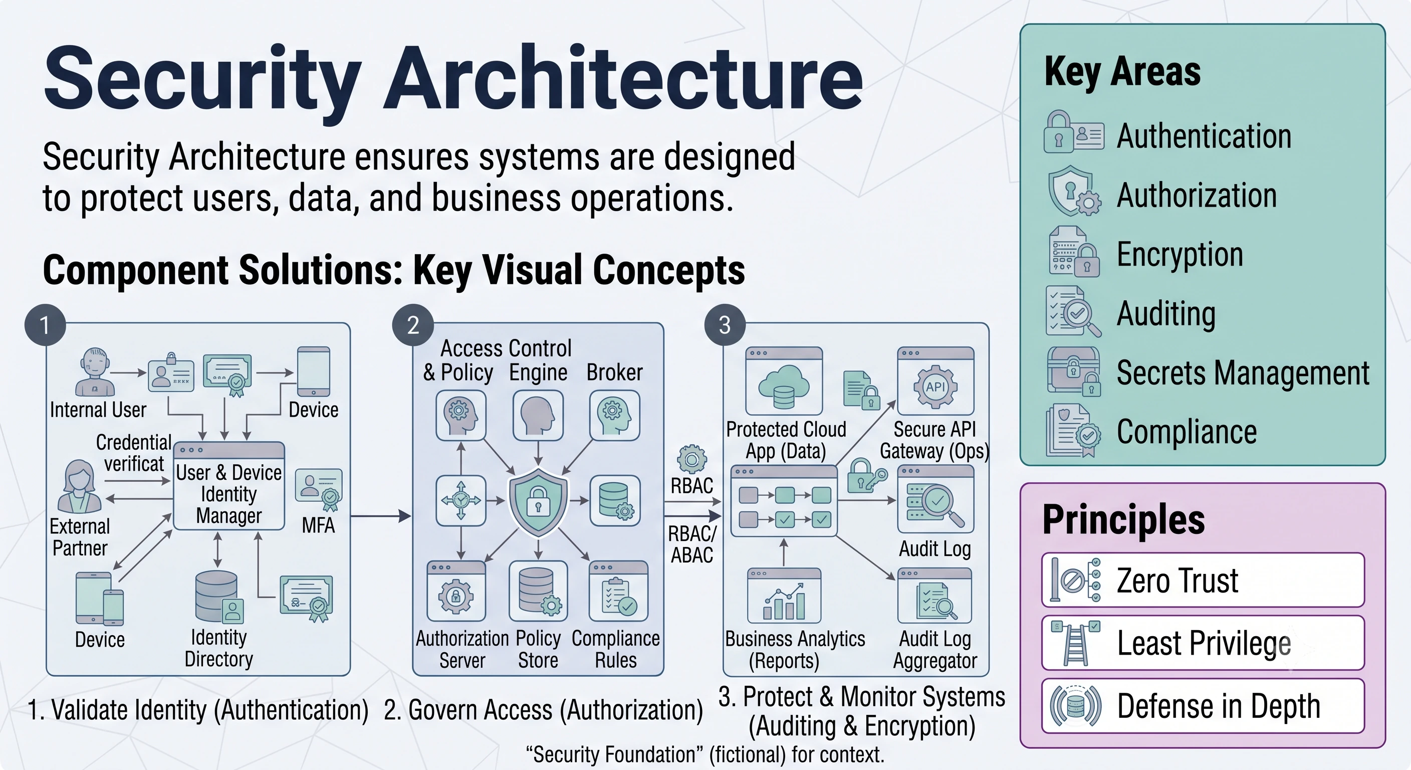 Security architecture diagram