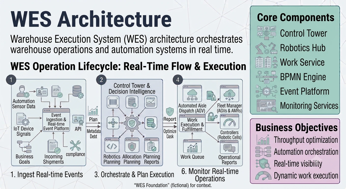 WES architecture diagram